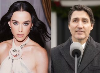 Katy Perry e Justin Trudeau fazem 1ª aparição pública como casal no aniversário da cantora