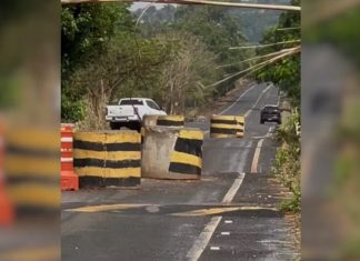Ponte que liga cidades do TO está afundando e preocupa população: ‘Brechas na estrutura chegam a um palmo’, diz vereador