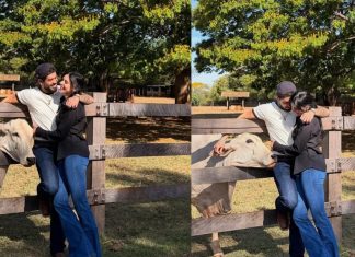 Zé Felipe e Ana Castela compartilham fotos abraçados