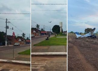Da baixa altitude à queda: o que se sabe sobre o avião que caiu em uma fazenda do Tocantins e deixou dois mortos