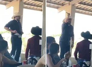 Cueca de padre leiloada durante festejo no Tocantins foi arrematada por R$ 3 mil; VÍDEO