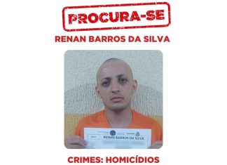 Serial Killer que escapou de presídio está a mais de 60 horas foragido