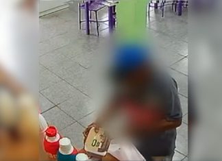Homem entra em sorveteria, furta potes de sorvete e foge de bicicleta