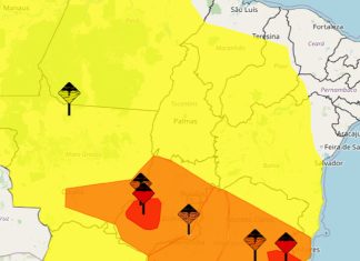 Tocantins tem previsão de chuvas intensas para todas as regiões do estado