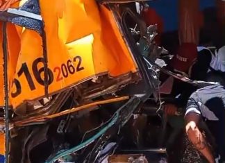 Ônibus do time sub-20 do Águia de Marabá que bateu e matou preparador ficou destruído; veja imagens