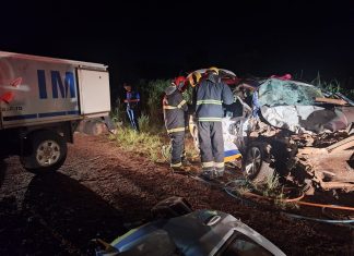 Duas pessoas morrem e cinco ficam feridas em acidente com carro de secretaria de saúde na TO-080