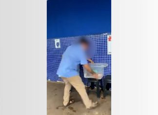 Vídeo repercute após ambulante ser retirado à força em frente a supermercado em Palmas