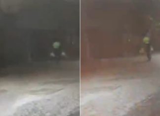 Gari que comoveu a web com vídeo trabalhando na chuva foi advertido pela prefeitura