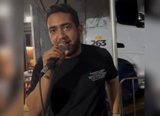 Juliano, da dupla com Henrique, mostra talento cantando rap durante cavalgada