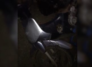 Acidente entre moto e caminhonete deixa adolescente morto e jovem gravemente ferido
