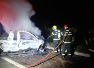 Acidente na BR-153 deixa motorista carbonizado