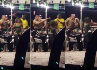 PM faz buscas por homem que arremessou lata de cerveja no rosto de policial em Palmas