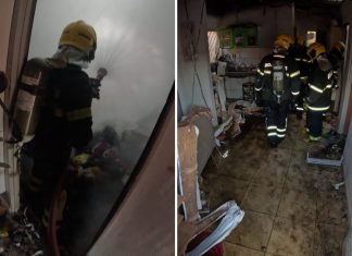 Imagens mostram como ficou a casa onde duas pessoas foram encontradas carbonizadas no TO