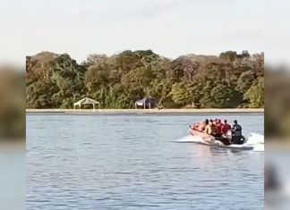 Criança de 7 anos desaparece em praia do Rio Tocantins; bombeiros fazem buscas