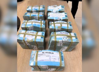 PF apreende R$ 900 mil em espécie com deputado no Tocantins