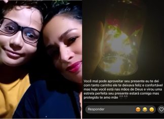 Acidente e despedida: veja história de menino que colocou abajur em caixão durante enterro da mãe