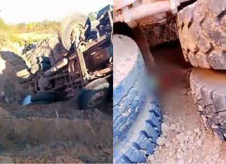 Trabalhador morre após perder controle de caminhão durante obras em rodovia, diz Ageto
