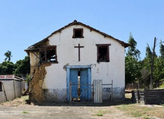 Igreja construída no século 18 no TO corre risco de desabar, e MPTO recomenda medidas